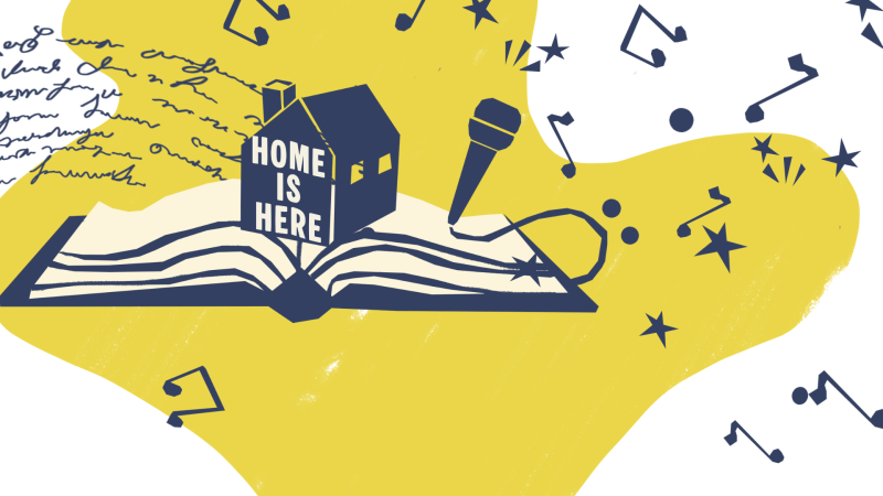 HOME IS HERE 